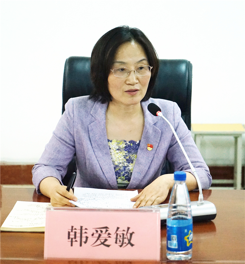 韩爱敏同志任365直播足球直播平台党委书记
